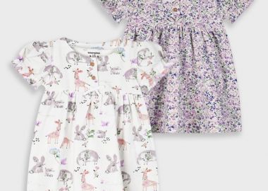 Σετ 2 φορέματα για βρεφικό κορίτσι (0 - 18 μηνών) | ΕΜΠΡΙΜΕ - Energiers - 